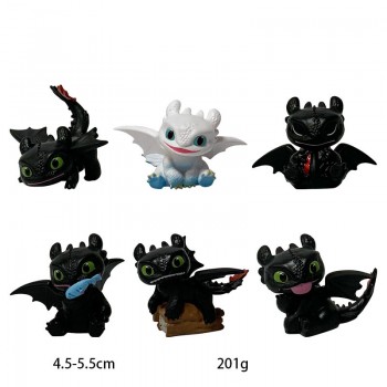 6pcs/set How to Train Your Dragon Toothless figures(OPP bag)