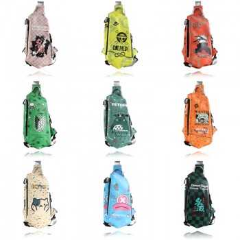 Demon Slayer One Piece Naruto Totoro chest pack bags