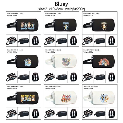 Bluey anime Oxford Pencil Bag Pen Case