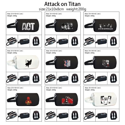 Attack on Titan anime Oxford Pencil Bag Pen Case