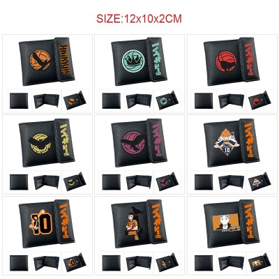 Haikyuu anime snap wallet buckle purse