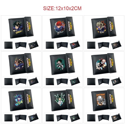 My Hero Academia anime snap wallet buckle purse