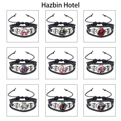 Hazbin Hotel anime bracelet hand chain