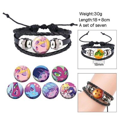 Panty &amp; Stocking with Garterbelt changeable pattern bracelets set