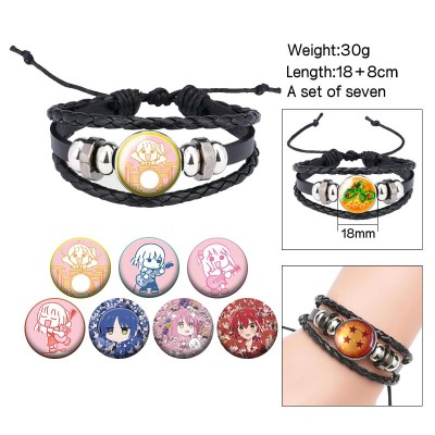 Bocchi The Rock changeable pattern bracelets set