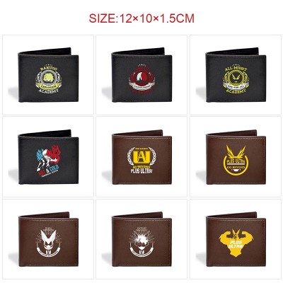My Hero Academia anime wallet purse