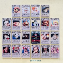 One Piece wanted anime Magnetic Fridge Magnet Refr...