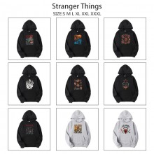 Stranger Things anime Long Sleeve Hoodies Sweatshi...