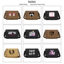 NANA anime retro canvas messenger crossbody shoulder bags