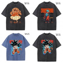 Dragon Ball anime short sleeve wash water worn-out...