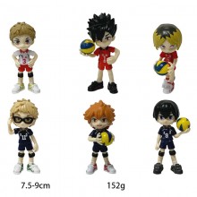 6pcs/set Haikyuu anime figures(OPP bag)