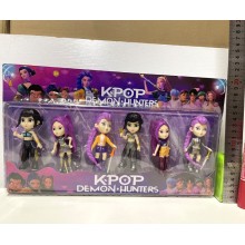 6pcs/set K-POP Demon Hunters figure dolls