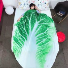 Funny Cabbage Leaf Blanket 150cm/180cm