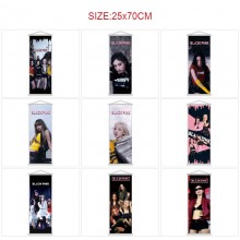 BLACK PINK star wall scroll wallscrolls 25*70CM