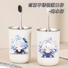 Genshin Impact 304 stainless steel mouthwash toothbrush cups