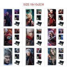 Devil May Cry PU Long Wallets Purses ID Card Holde...