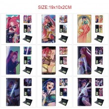 K-POP Demon Hunters PU Long Wallets Purses ID Card...