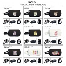 Labubu anime Oxford Pencil Bag Pen Case
