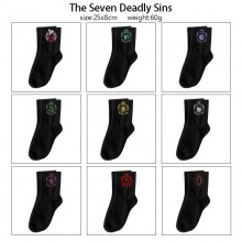 The seven deadly sins‌ anime mid length cotton soc...