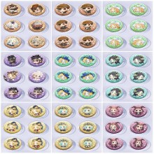 25mm Identity V Mini Capsule Badge Brooch Beans 6pcs