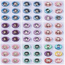 25mm Demon Slayer Mini Capsule Badge Brooch Beans ...
