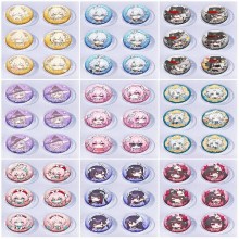 25mm Honkai Star Rail Mini Capsule Badge Brooch Be...