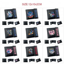 Stitch anime snap wallet buckle purse