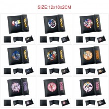 Sonic the Hedgehog anime snap wallet buckle purse