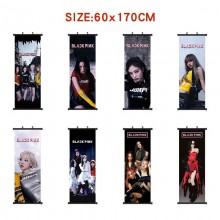 BLACK PINK star wall scroll wallscrolls 60*170CM