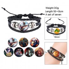 Chainsaw Man changeable pattern bracelets set