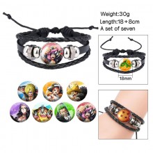 One Piece changeable pattern bracelets set