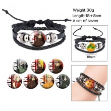 Naruto changeable pattern bracelets set