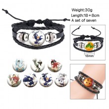 Haikyuu changeable pattern bracelets set