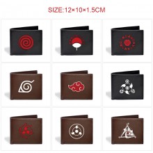 Naruto anime wallet purse