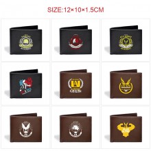 My Hero Academia anime wallet purse