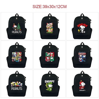 Snoopy anime canvas backpack bags