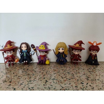 6pcs/set 8cm Harry Potter figures(OPP bag)