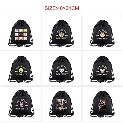 Straykids star drawstring backpack bag