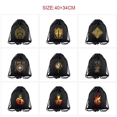 Clair Obscur Expedition 33 game drawstring backpack bag