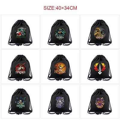 Hades anime drawstring backpack bag
