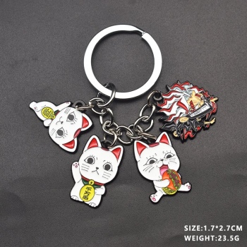 Dandadan anime alloy key chain keychains