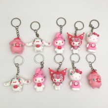 5cm sakura Sanrio anime figure doll key chains set...