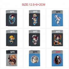 Demon Slayer anime Three Fold Button Wallet Purse