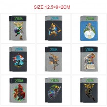 The Legend of Zelda Three Fold Button Wallet Purse