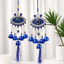 1pcs Blue Evil Eyes Windchime Wind Bells Handcraft Hanging(mixed)