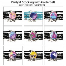 Panty & Stocking with Garterbelt braided gemst...