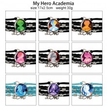 My Hero Academia braided gemstone bracelet hand chain