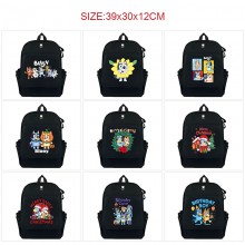 Bluey anime canvas backpack bags
