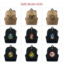 Harry Potter canvas backpack bags