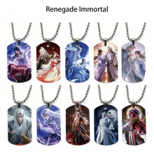 Renegade Immortal dog tag military army necklace